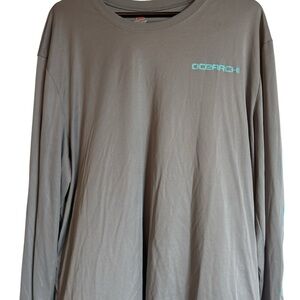 Hanes Cool Dri Gray Long Sleeve Shirt